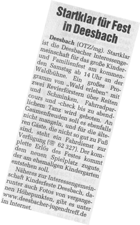 Zeitungsausschnitt